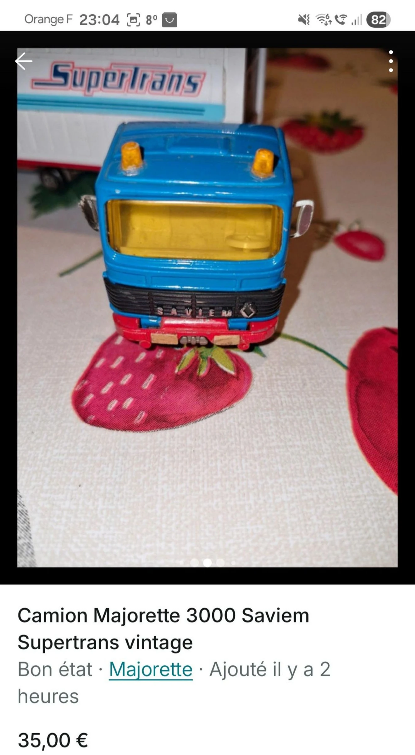 Caminhão Majorette 3000 vintage supertrans – photo 3